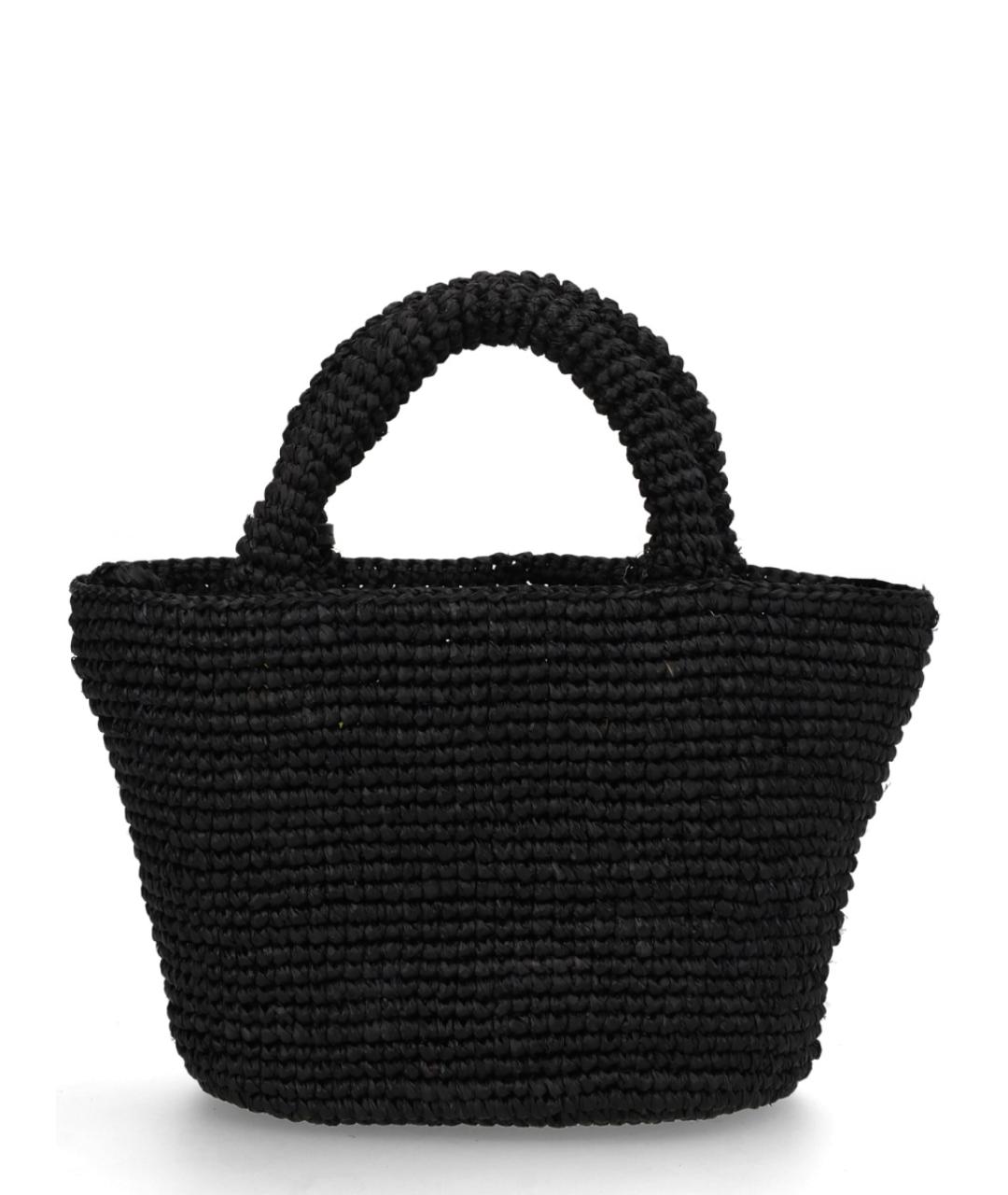 MANEBI Черная пелетеная сумка через плечо, фото 2