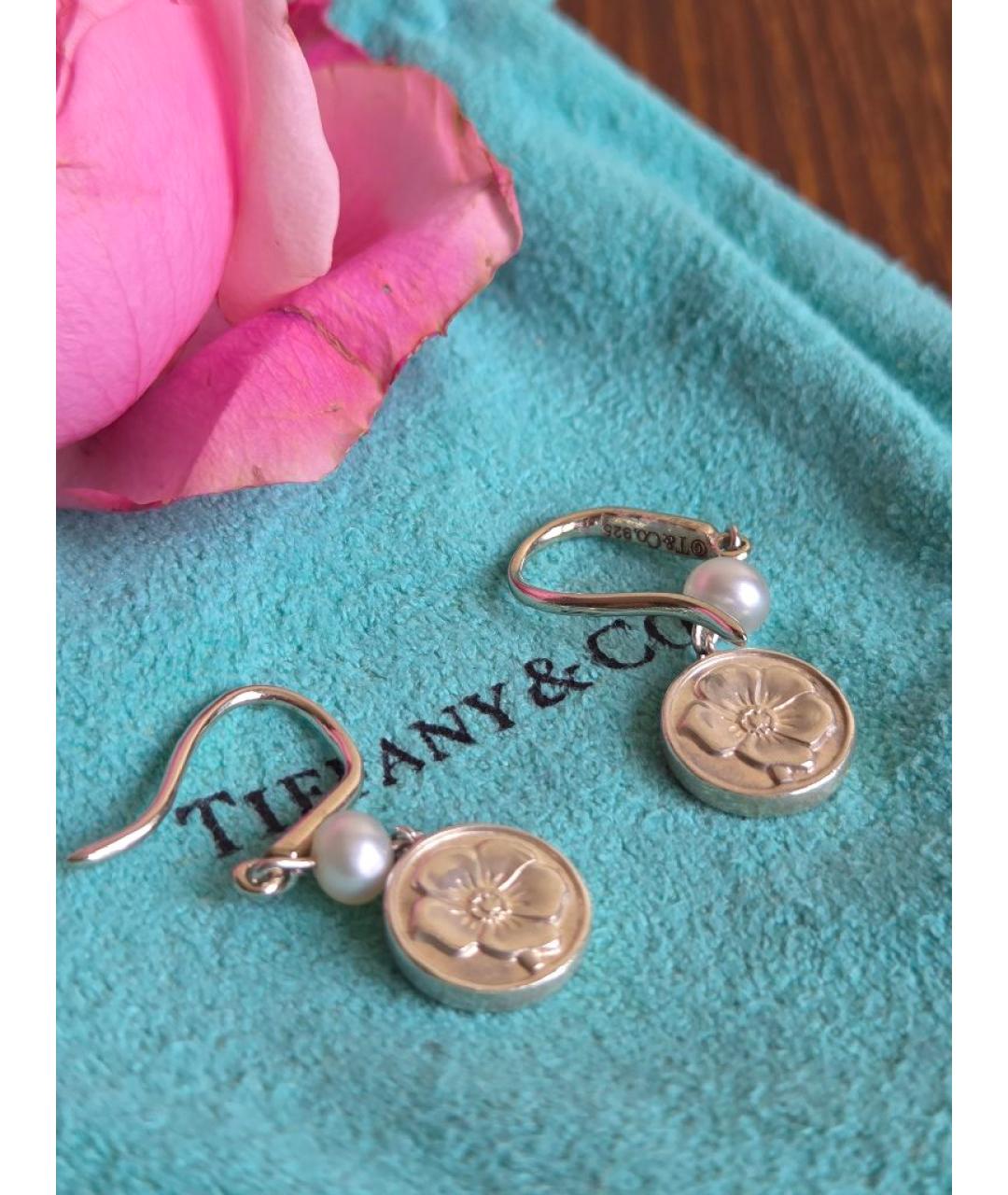 TIFFANY&CO Серебряные серебряные серьги, фото 4