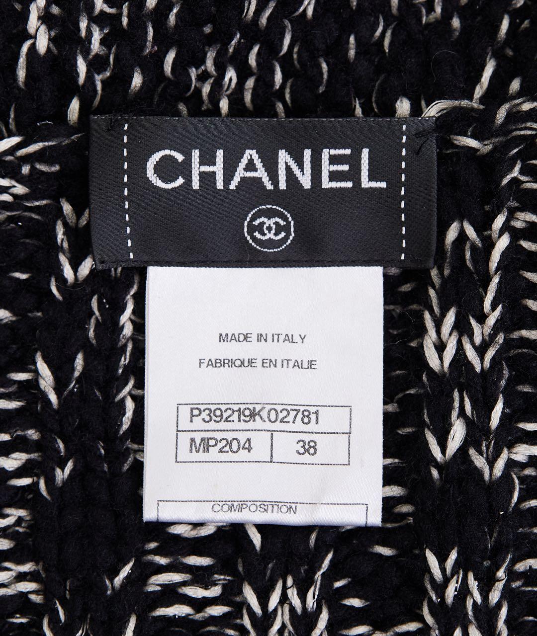 CHANEL Черный шерстяной жакет/пиджак, фото 4