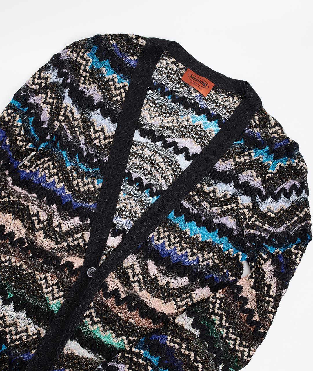 MISSONI Черный вискозный кардиган, фото 4