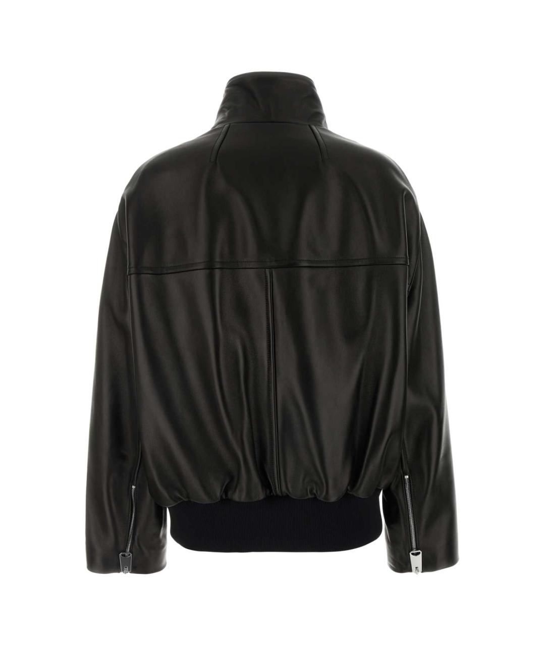 KHAITE Черная кожаная куртка, фото 2