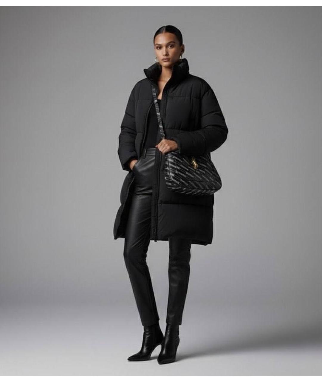 GUCCI Черная кожаная сумка с короткими ручками, фото 5