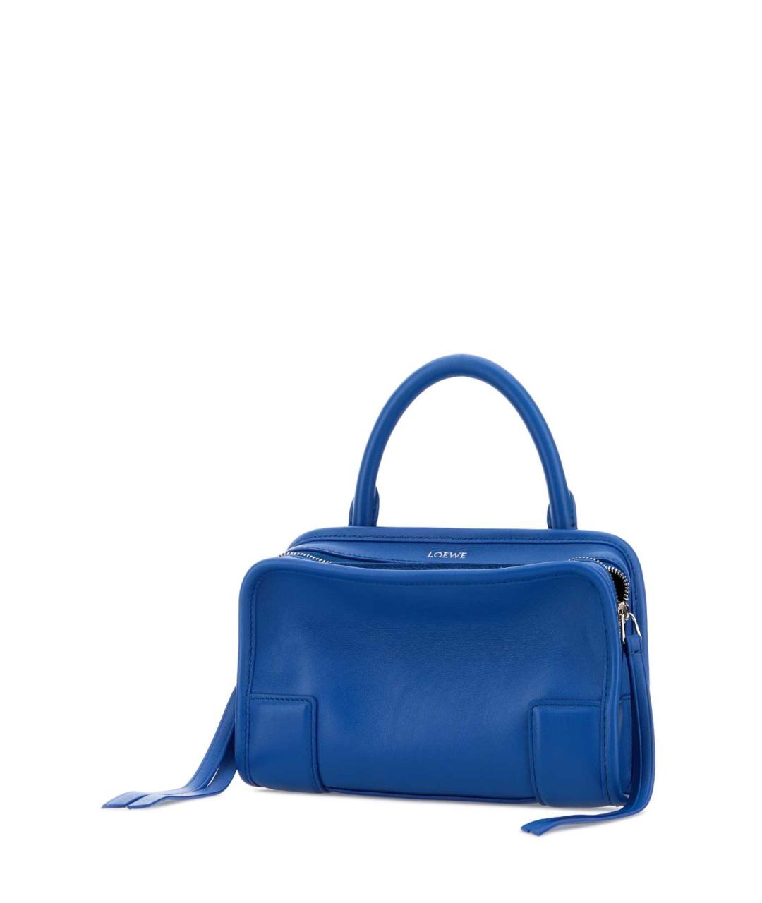 LOEWE Синяя кожаная сумка тоут, фото 2