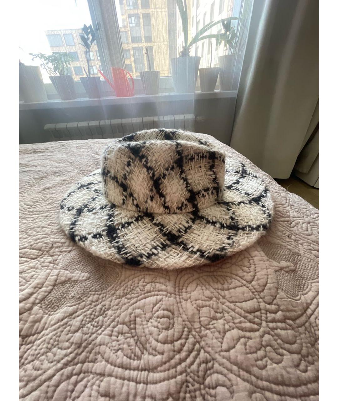 CHANEL Белая шляпа, фото 2