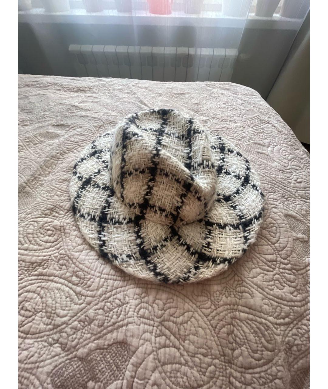 CHANEL Белая шляпа, фото 5