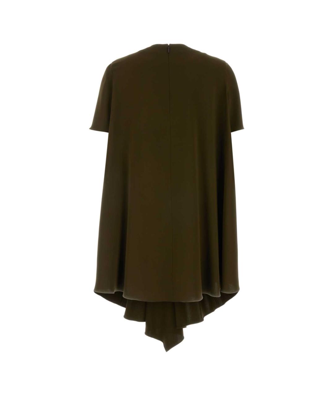 LOEWE Зеленые вискозное коктейльное платье, фото 2