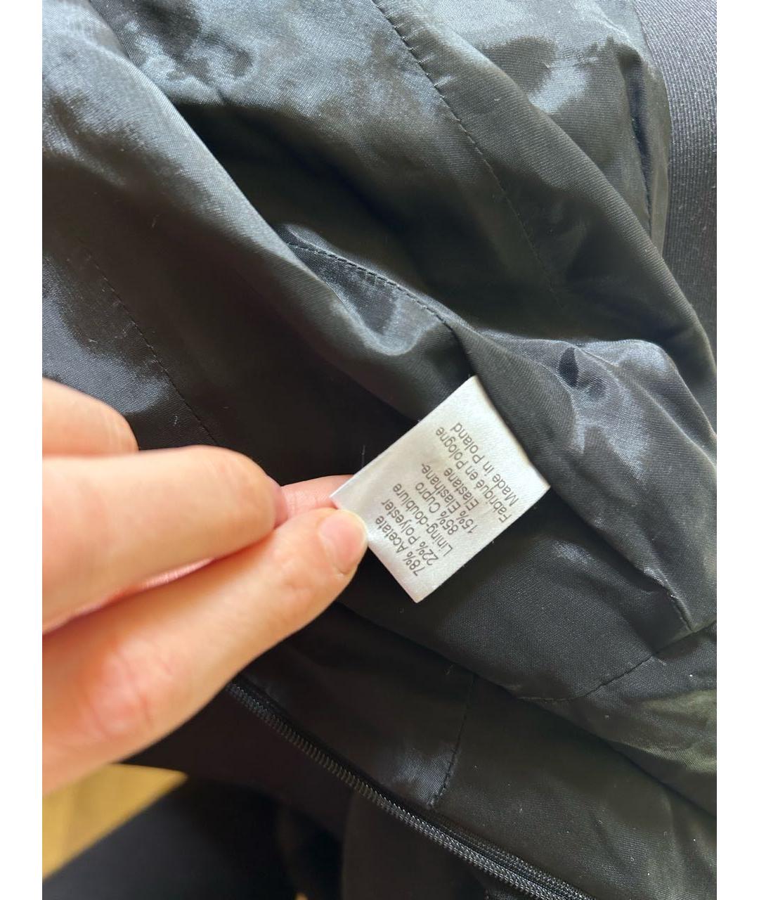 JOSEPH Черное вискозное повседневное платье, фото 4