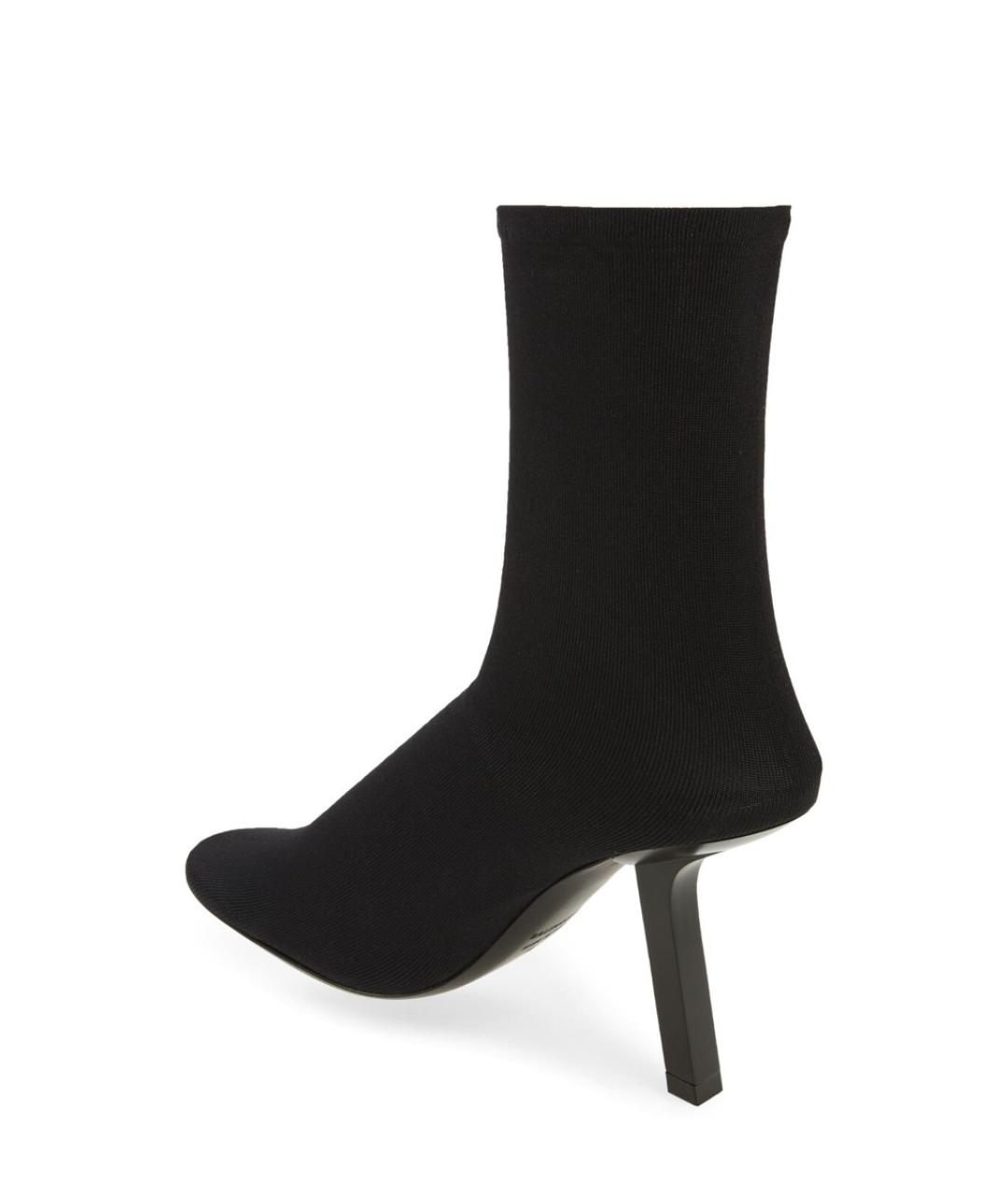 BALENCIAGA Черные текстильные ботильоны, фото 2