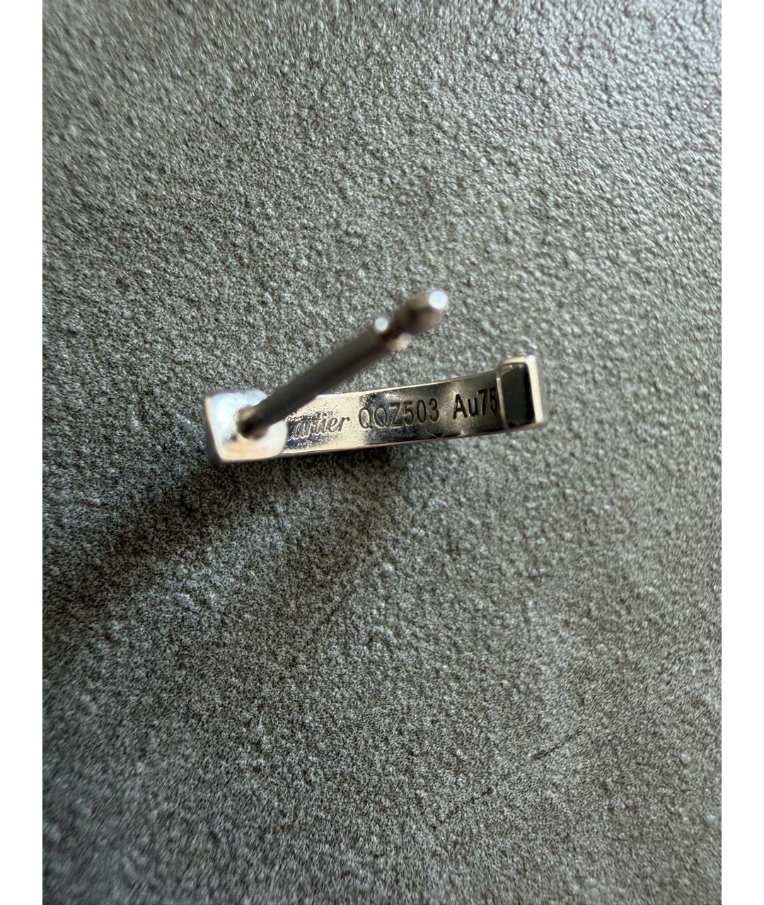 CARTIER Серебряные серьги из белого золота, фото 3