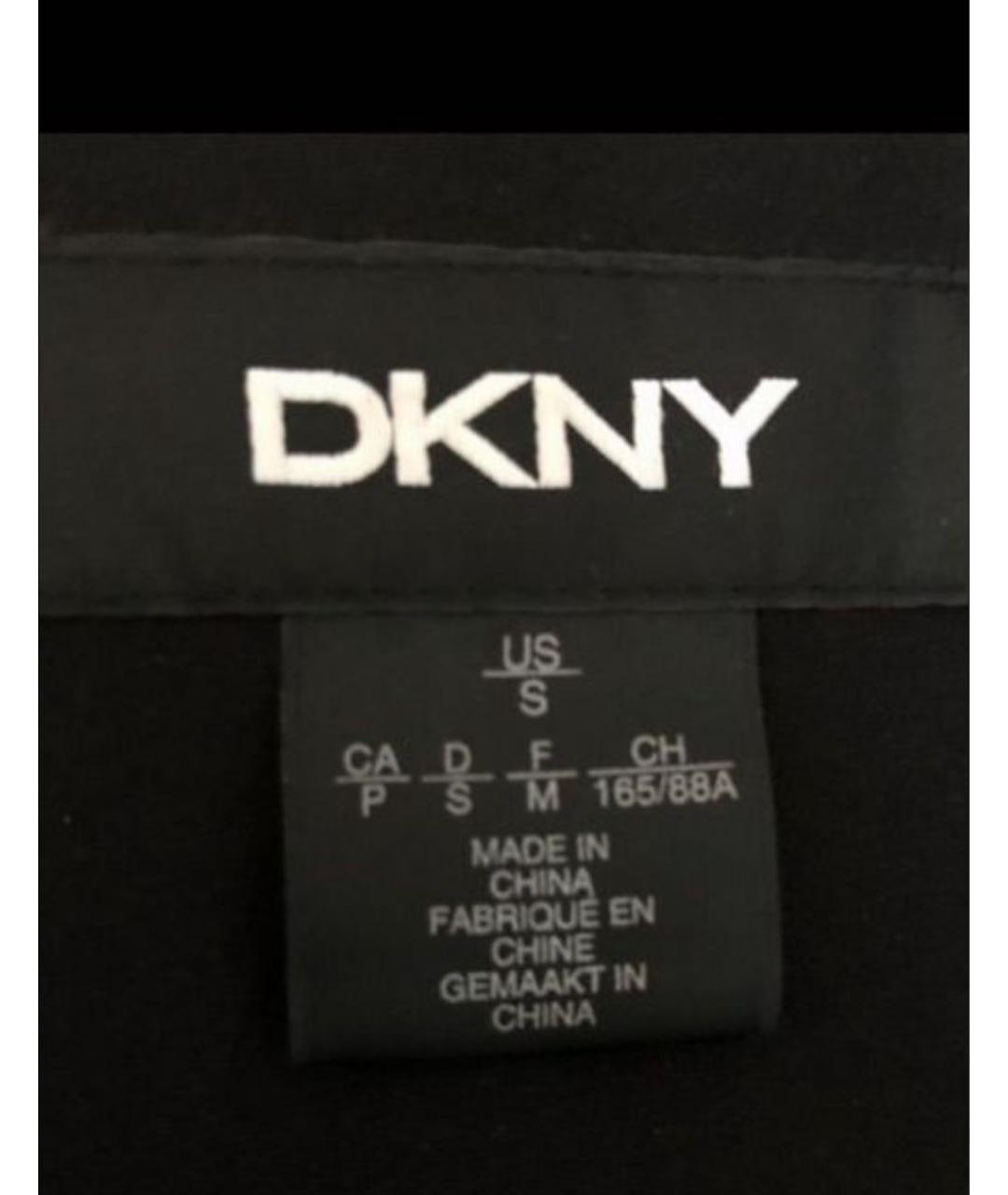 DKNY Черный полиэстеровый тренч/плащ, фото 3