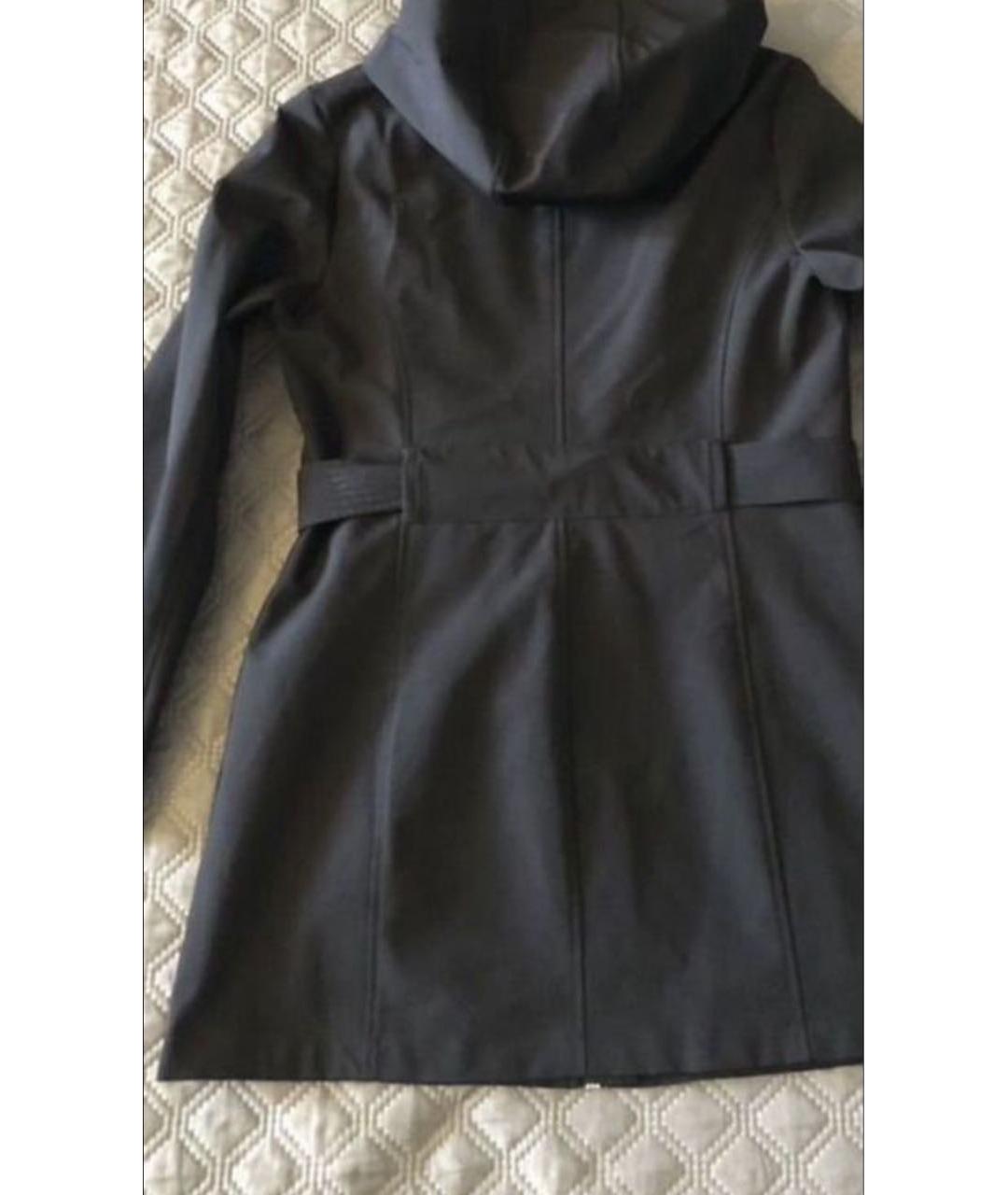 DKNY Черный полиэстеровый тренч/плащ, фото 2