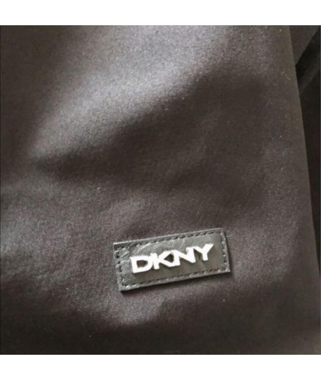 DKNY Черный полиэстеровый тренч/плащ, фото 5