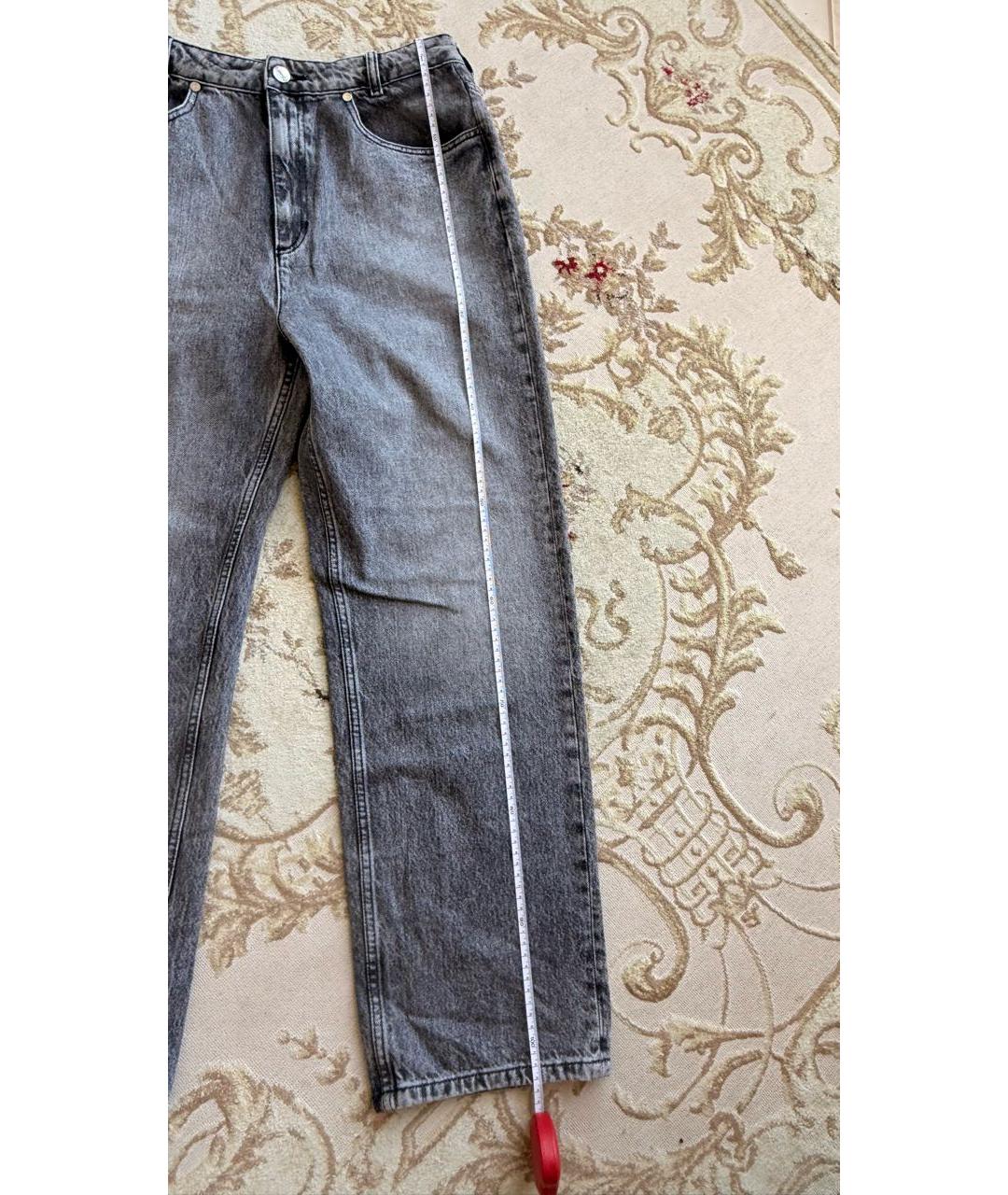 SANDRO Серые хлопковые джинсы слим, фото 5