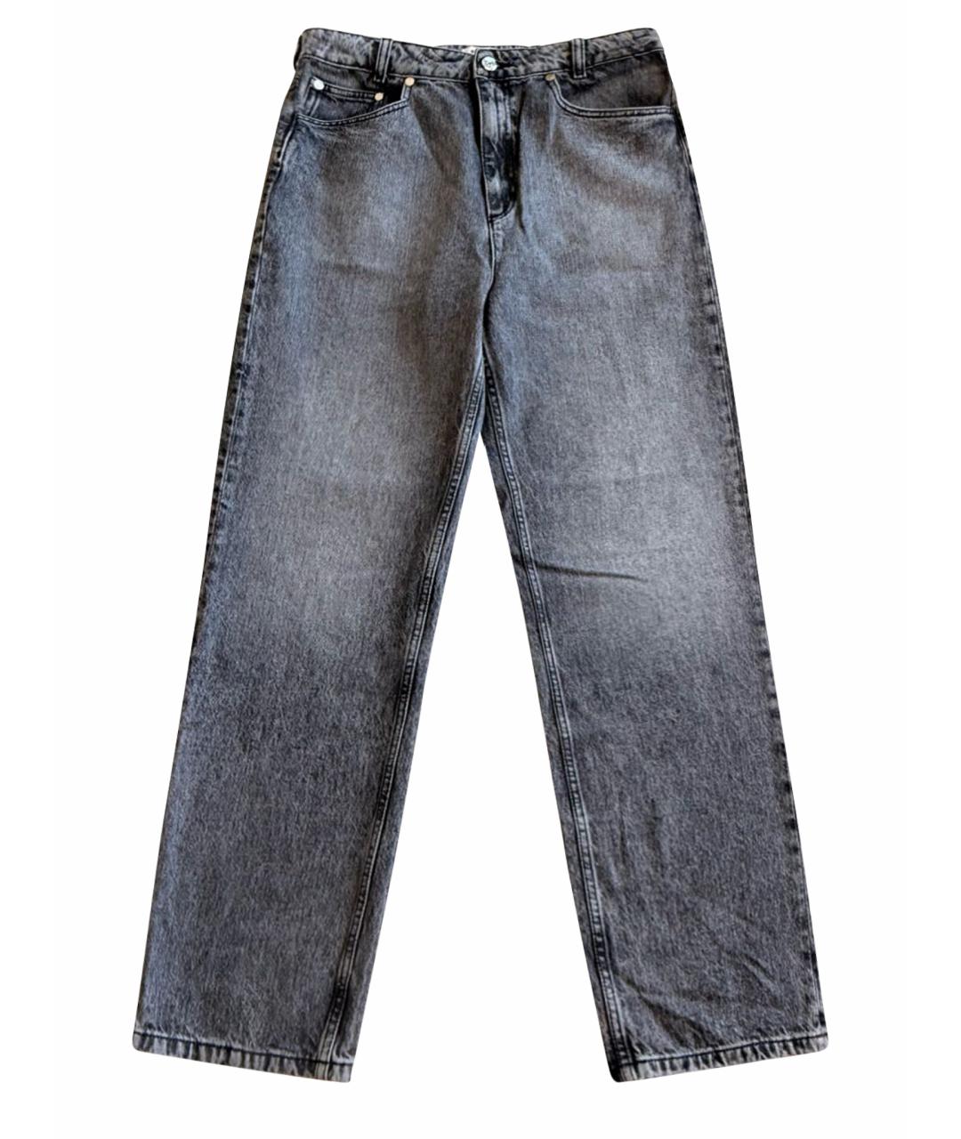 SANDRO Серые хлопковые джинсы слим, фото 1