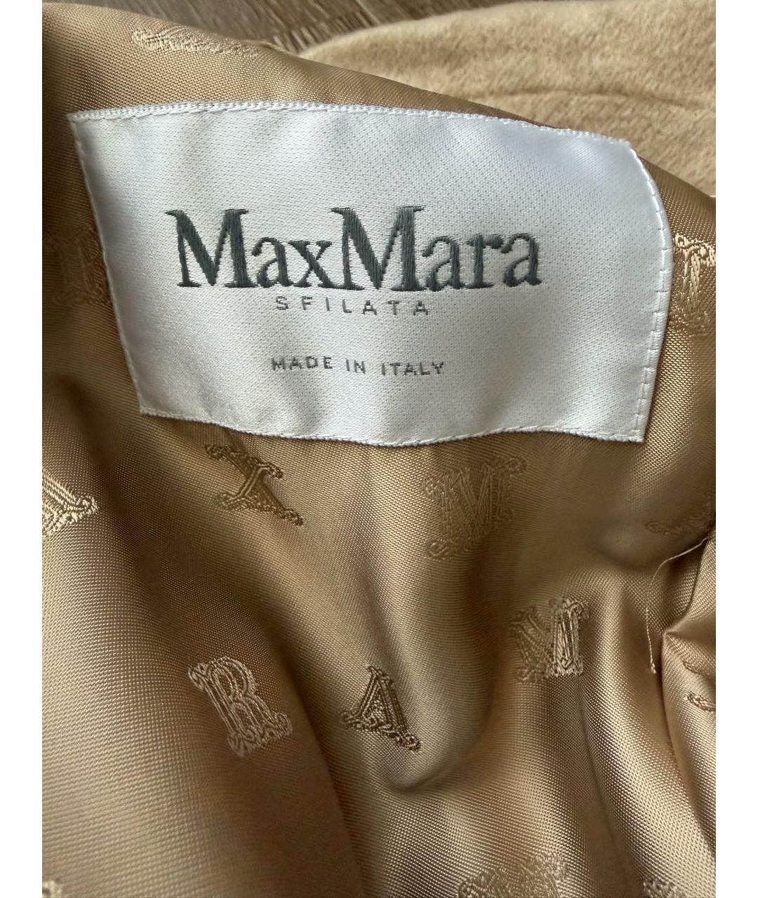 MAX MARA Бежевое кашемировое пальто, фото 3