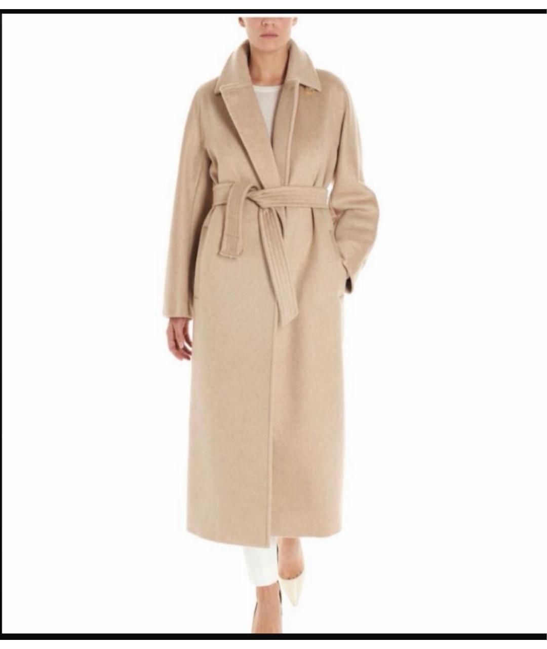 MAX MARA Бежевое кашемировое пальто, фото 9