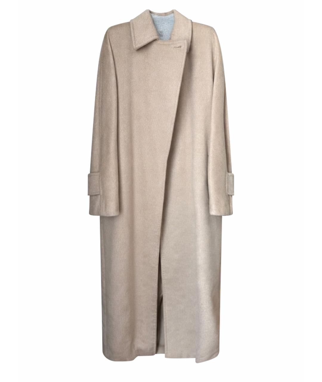 MAX MARA Бежевое кашемировое пальто, фото 1