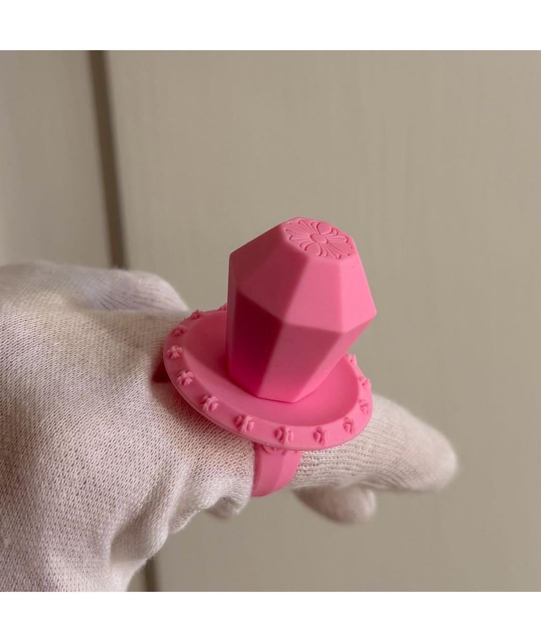 CHROME HEARTS Розовое пластиковое кольцо, фото 3