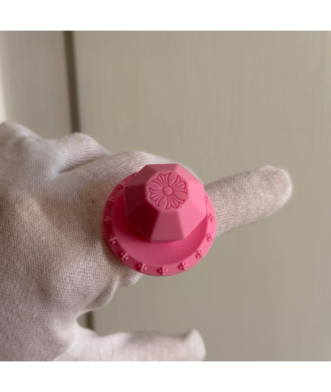 CHROME HEARTS Розовое пластиковое кольцо, фото 2