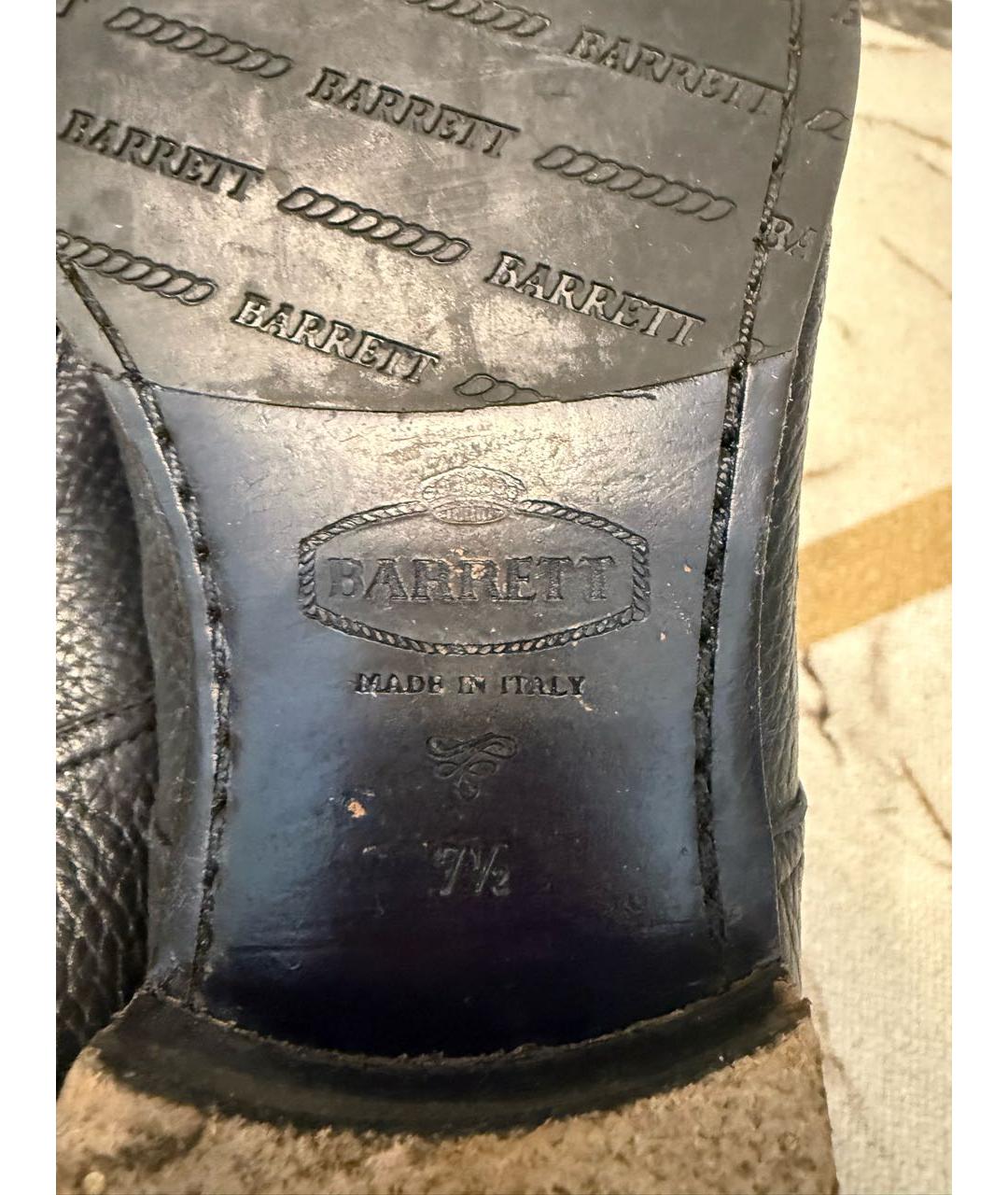BARRETT Темно-синие кожаные туфли, фото 8