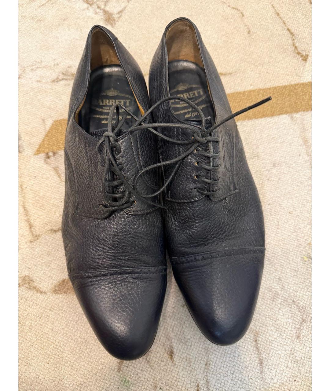 BARRETT Темно-синие кожаные туфли, фото 2
