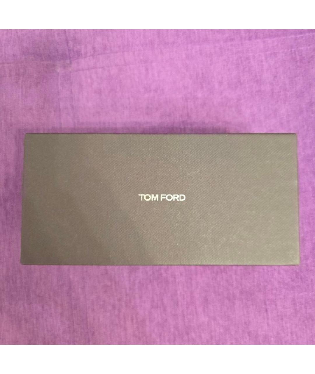 TOM FORD Черные пластиковые солнцезащитные очки, фото 4