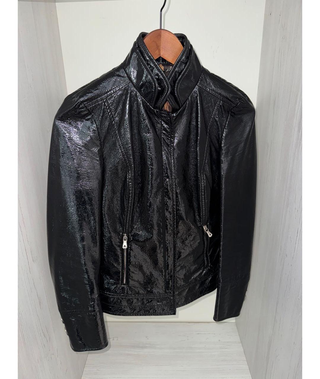 DOLCE&GABBANA Черная кожаная куртка, фото 9