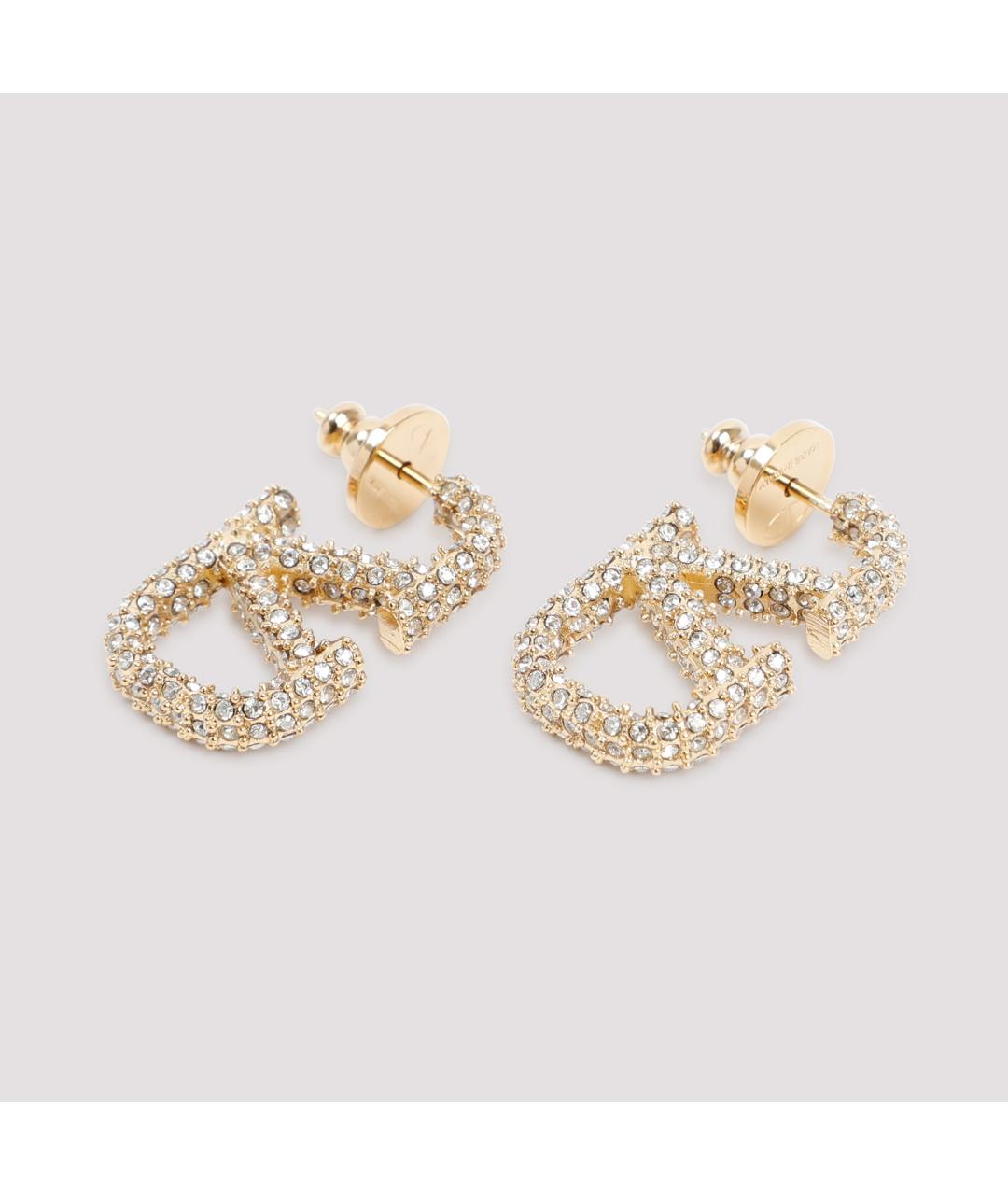 VALENTINO Золотые латунные серьги, фото 3