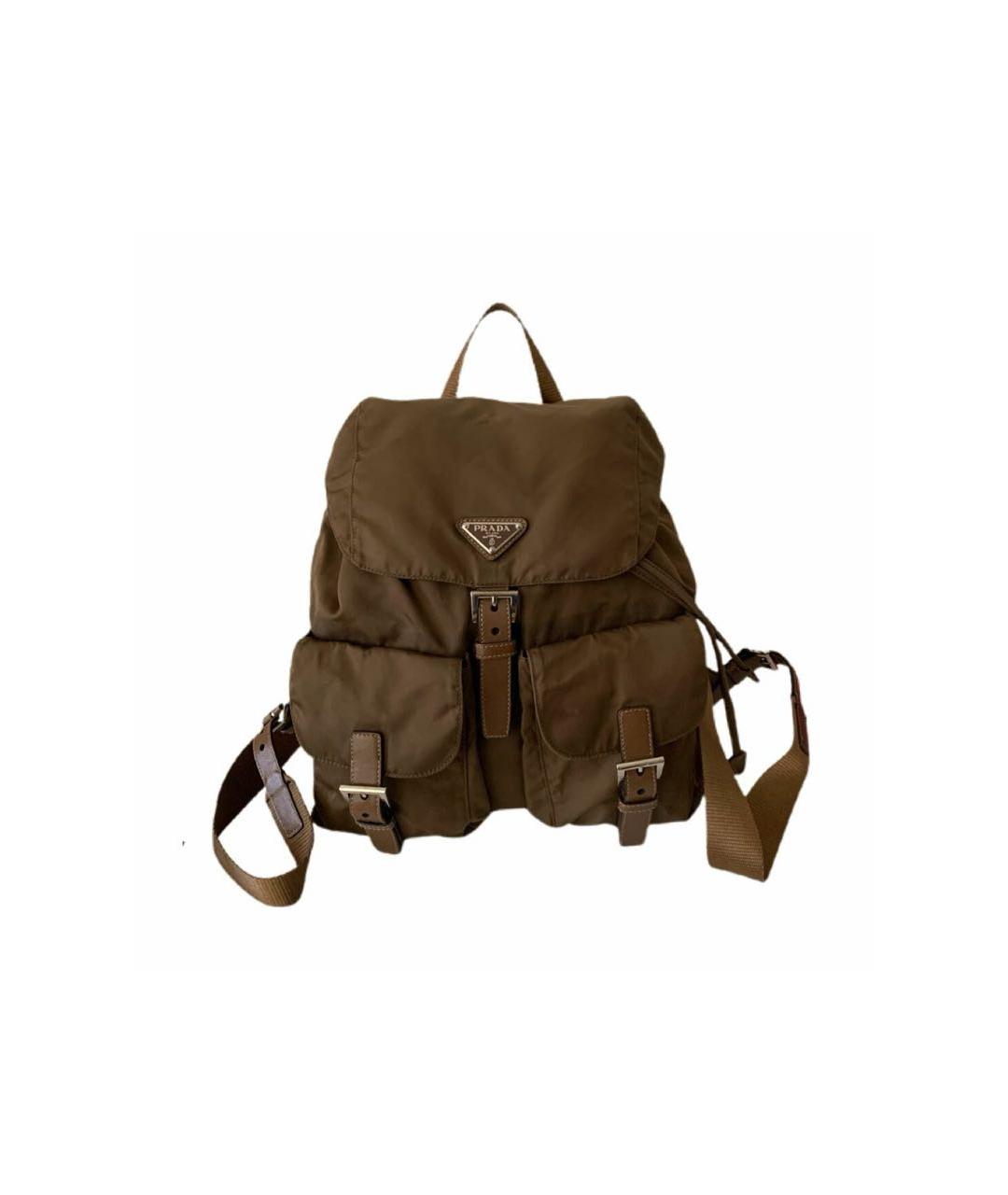 PRADA Хаки рюкзак, фото 9