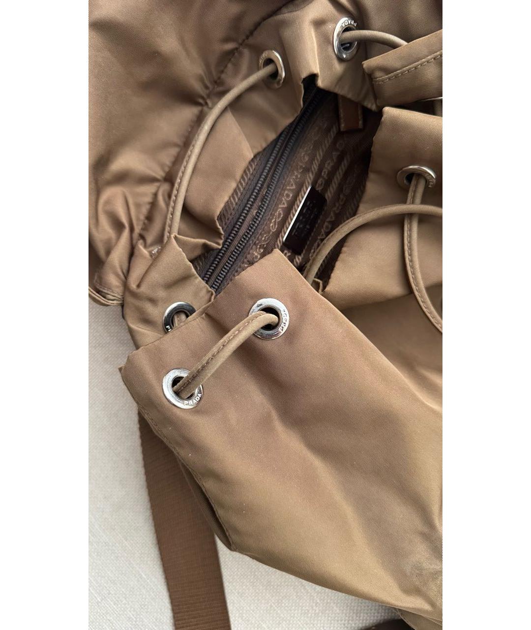 PRADA Хаки рюкзак, фото 8