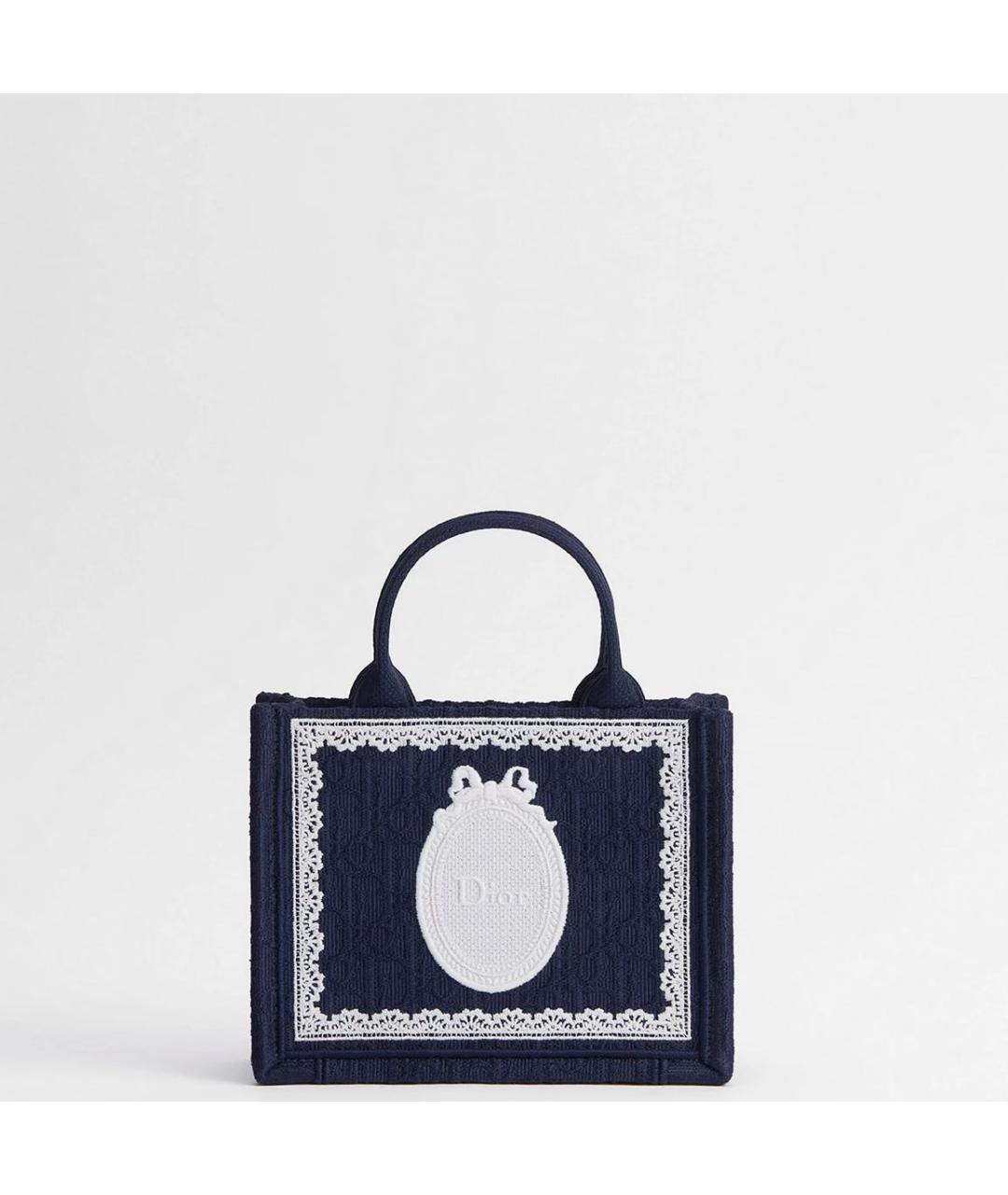 CHRISTIAN DIOR Синяя сумка тоут, фото 5
