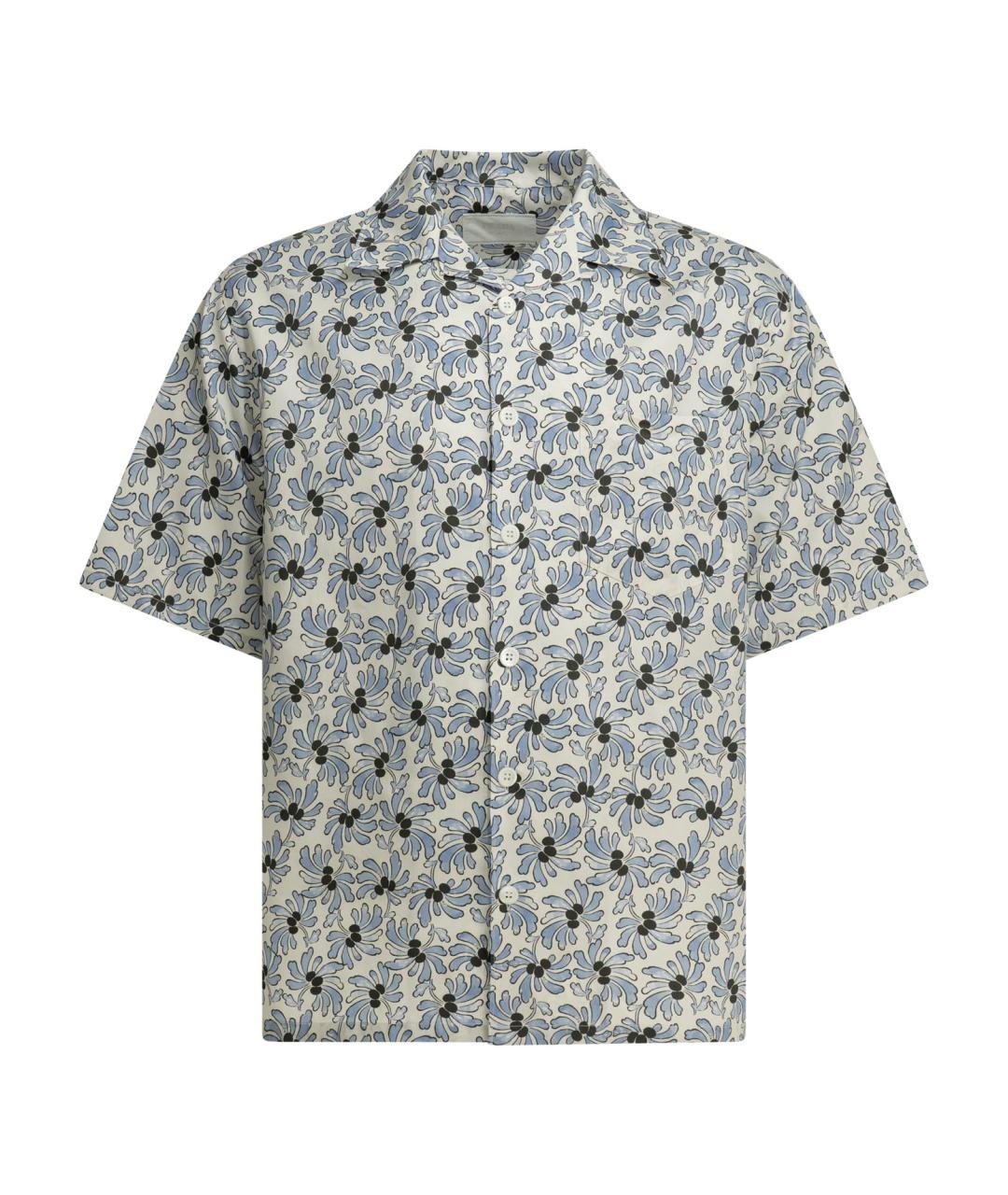 PRADA Голубая хлопковая кэжуал рубашка, фото 1