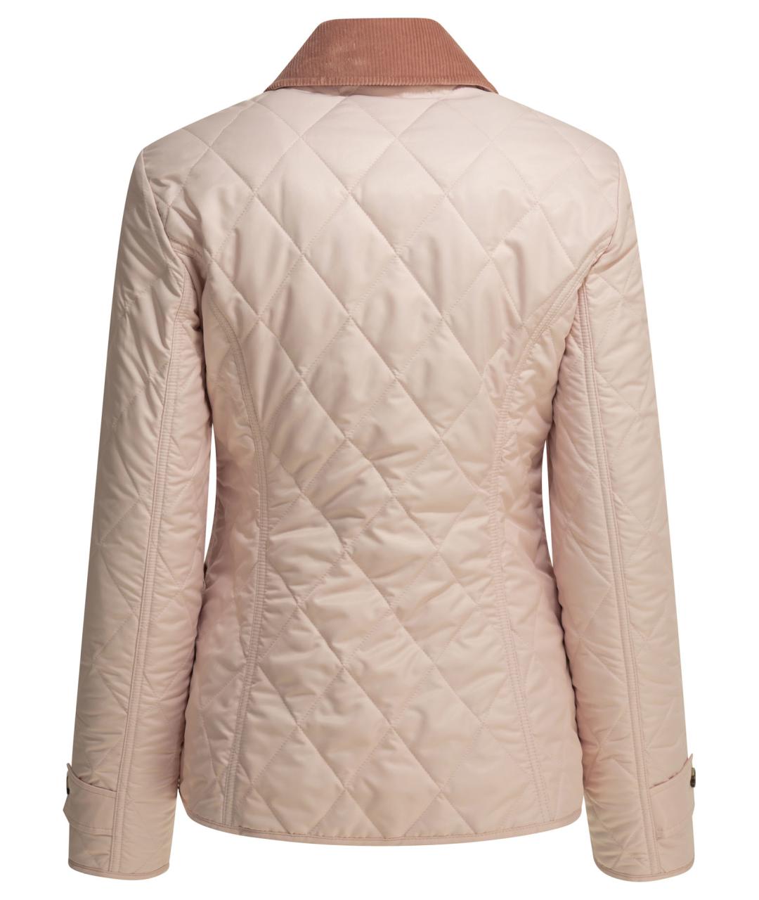 BURBERRY Розовая полиэстеровая куртка, фото 2