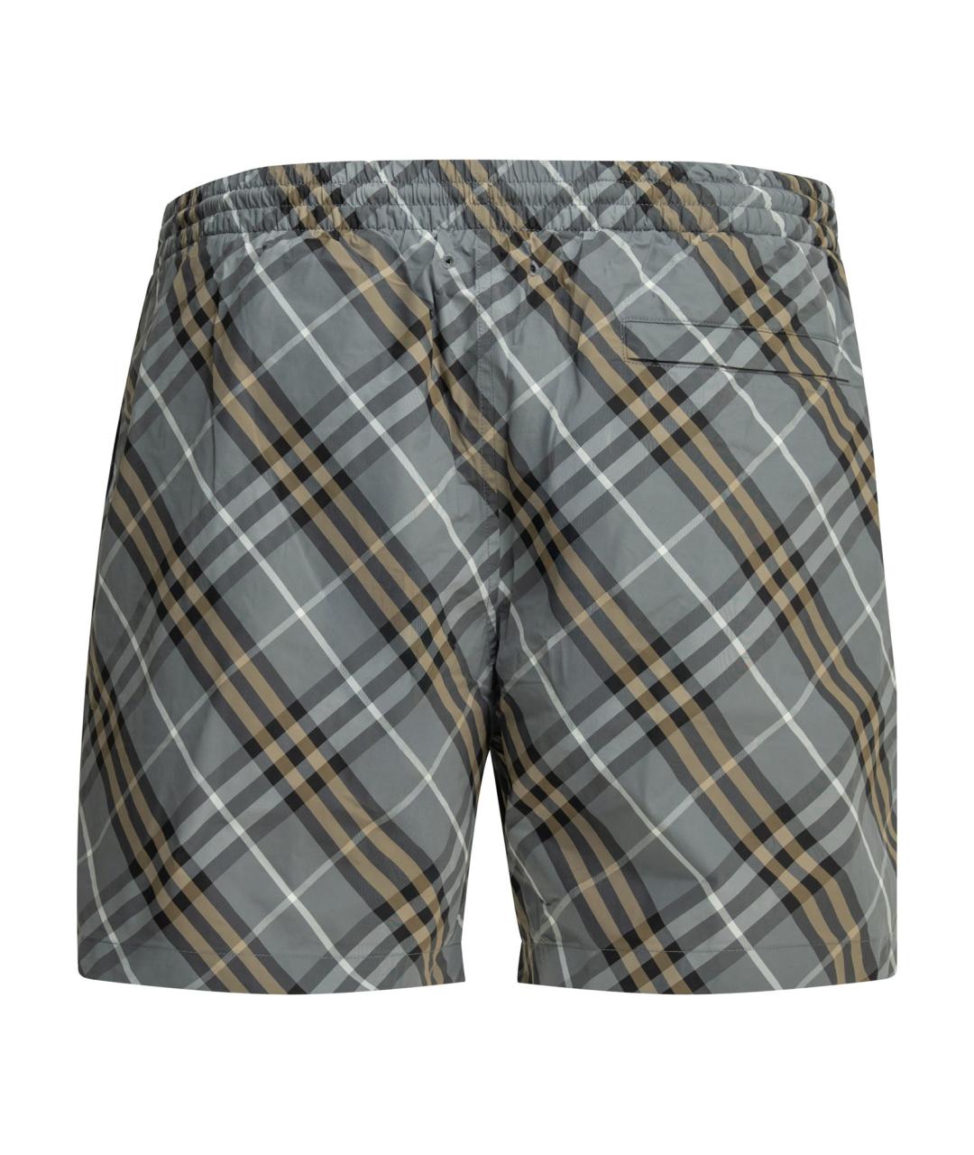 BURBERRY Синие полиамидовые плавки, фото 2