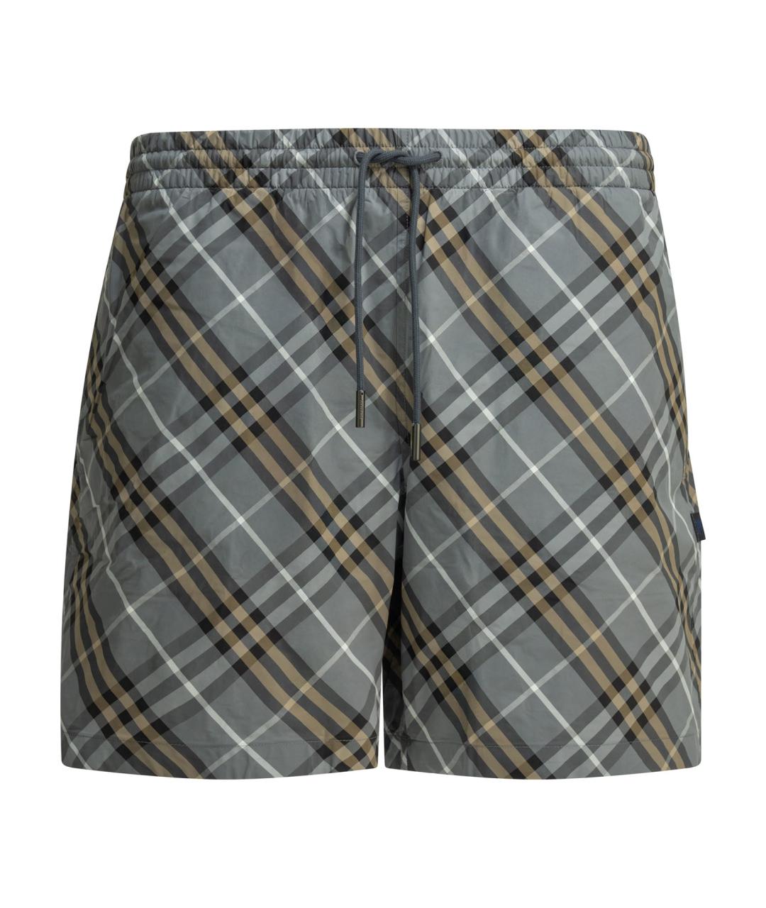 BURBERRY Синие полиамидовые плавки, фото 1