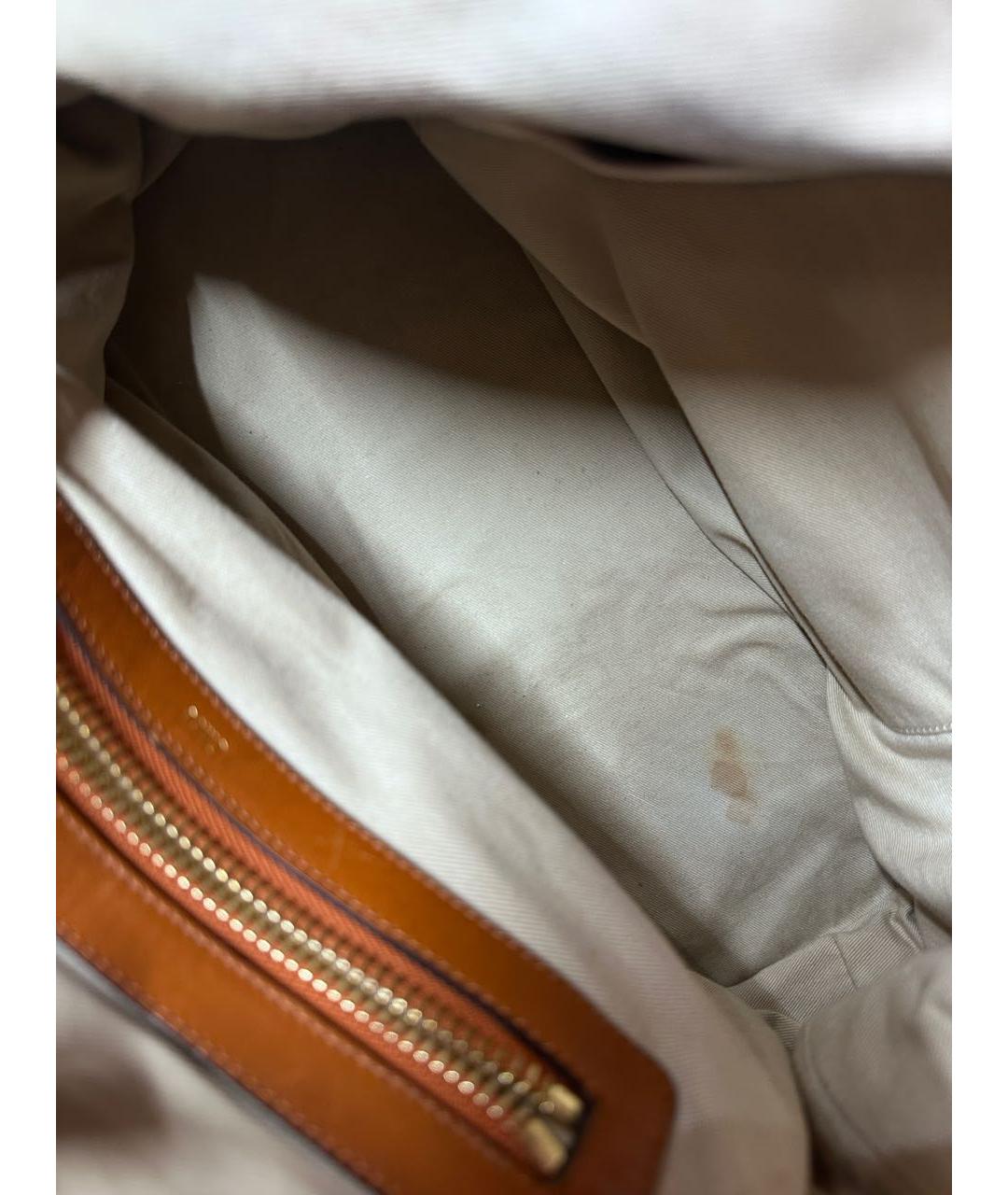 CHLOE Коричневая сумка тоут из экзотической кожи, фото 4