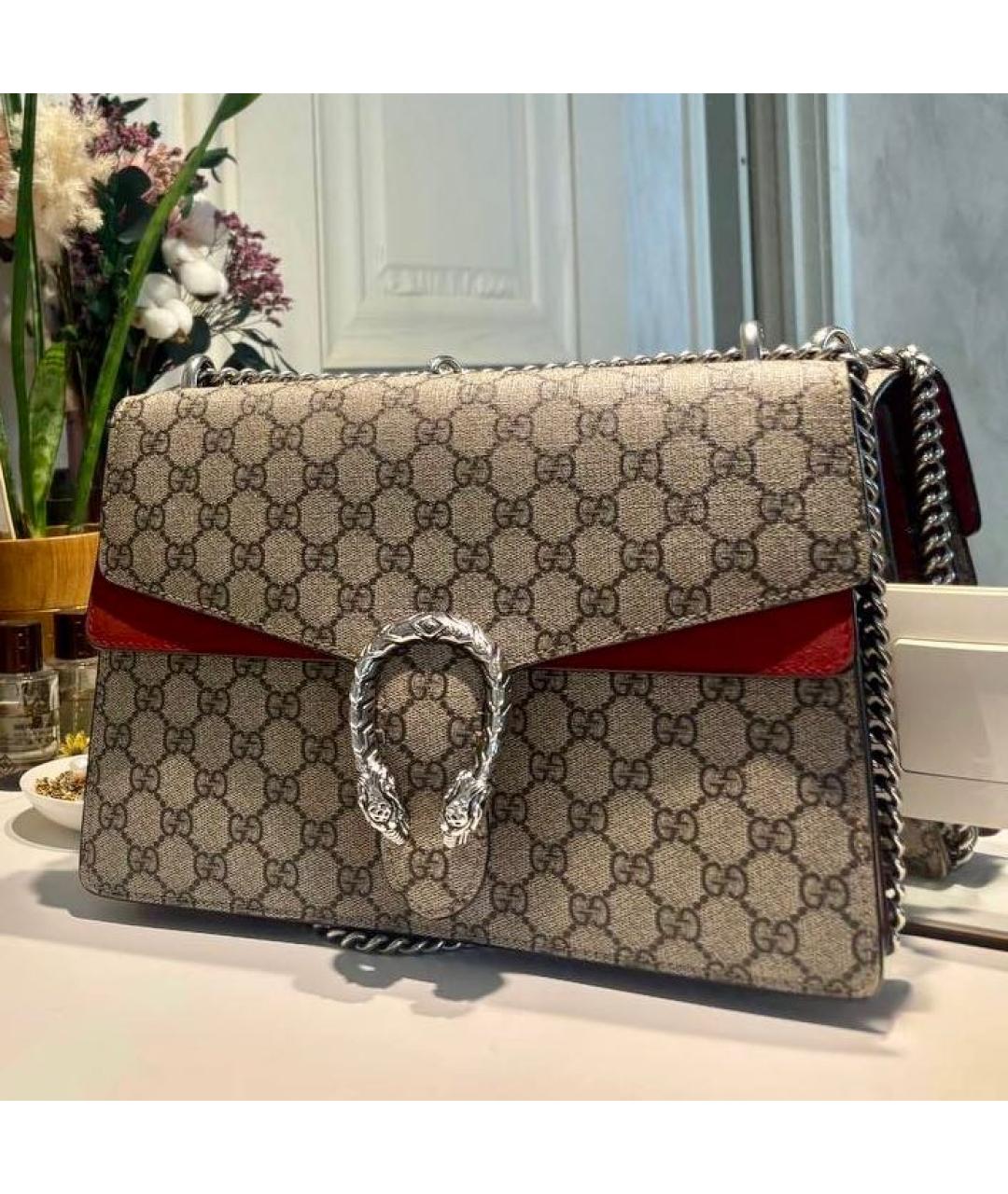 GUCCI Бежевая сумка через плечо, фото 8