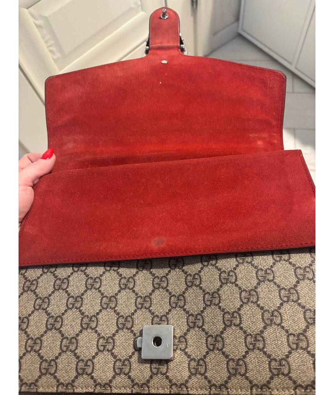 GUCCI Бежевая сумка через плечо, фото 5