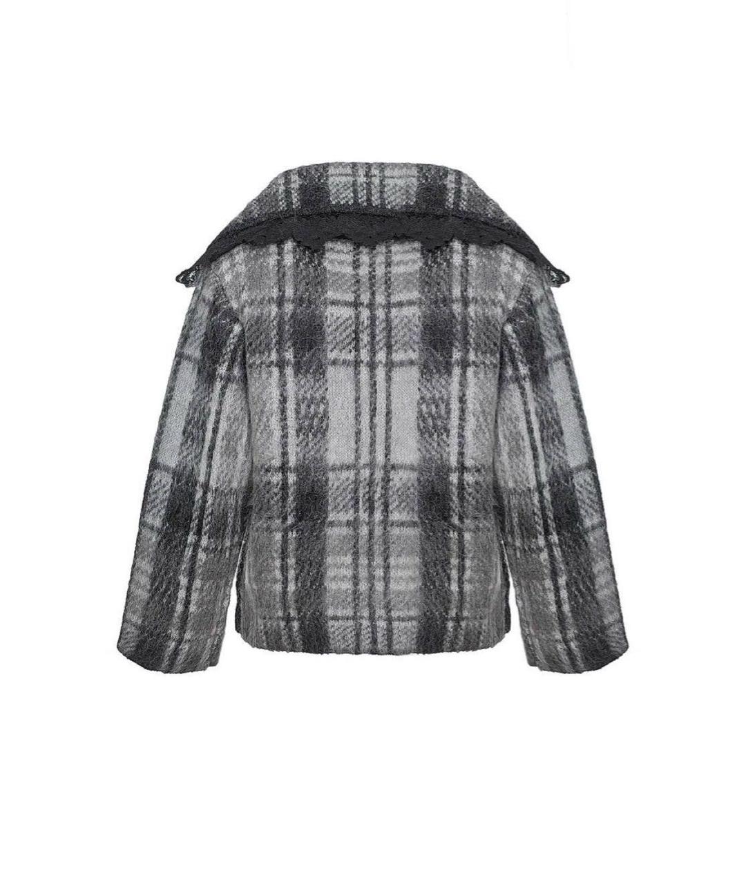 NUDE Черный шерстяной жакет/пиджак, фото 2