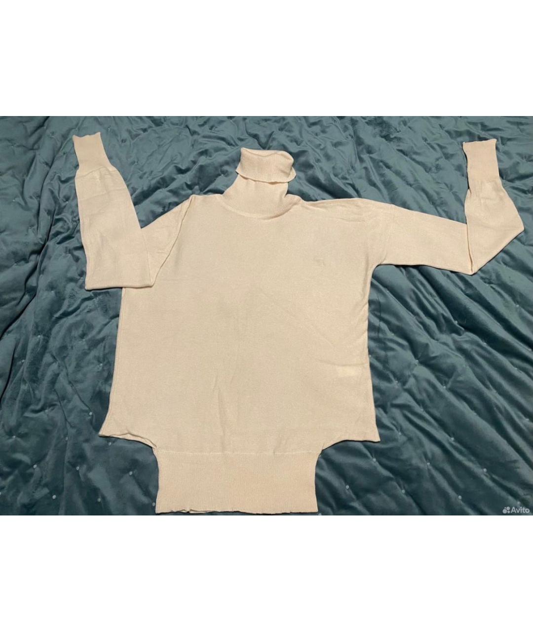 CHLOE Бежевая кашемировая водолазка, фото 5