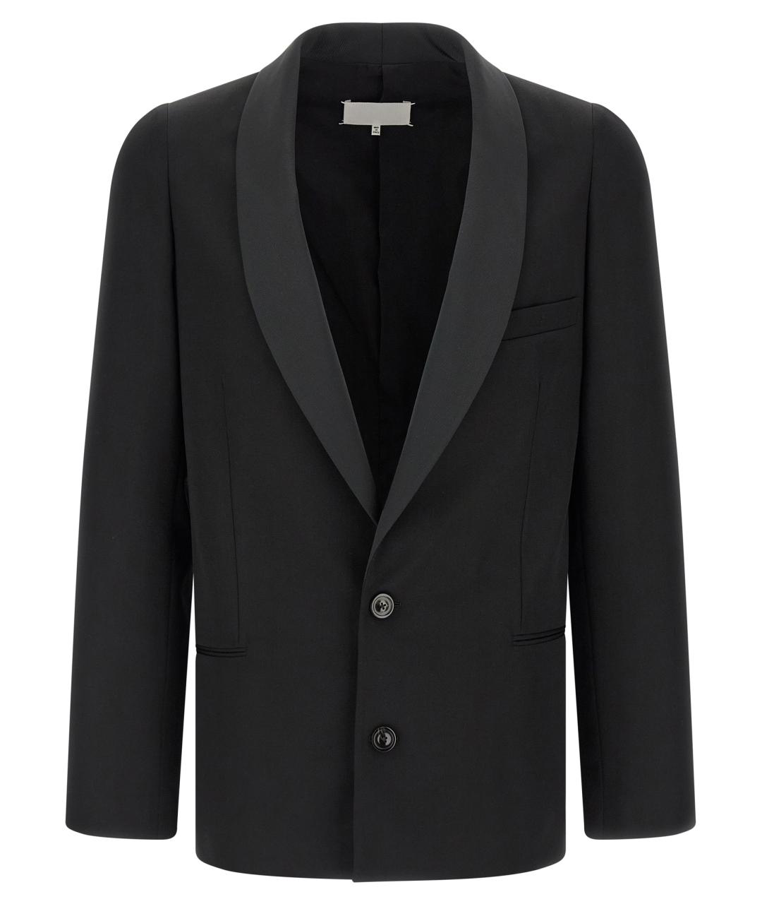 MAISON MARGIELA Черный шерстяной пиджак, фото 1