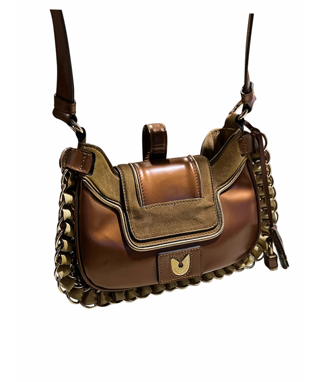 GIANFRANCO FERRE VINTAGE Коричневая кожаная сумка тоут, фото 1