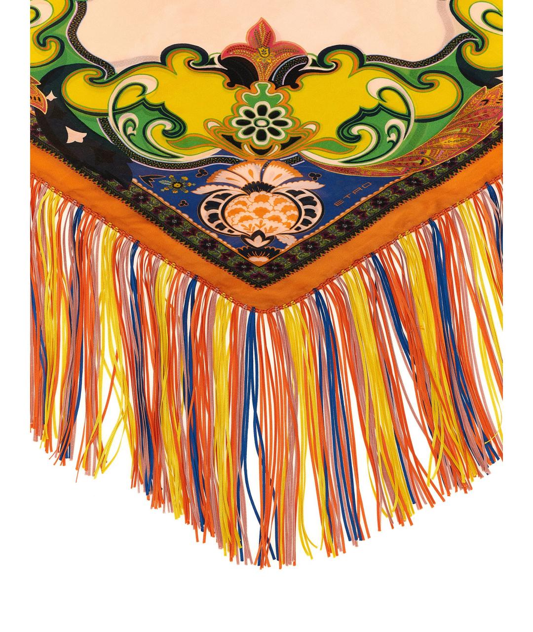 ETRO Мульти шелковый шарф, фото 2