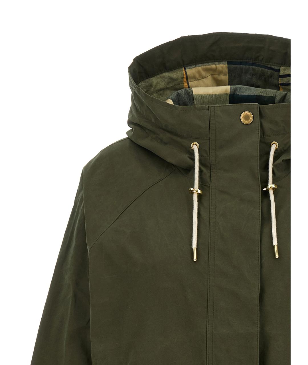 BARBOUR Зеленая хлопковая куртка, фото 3