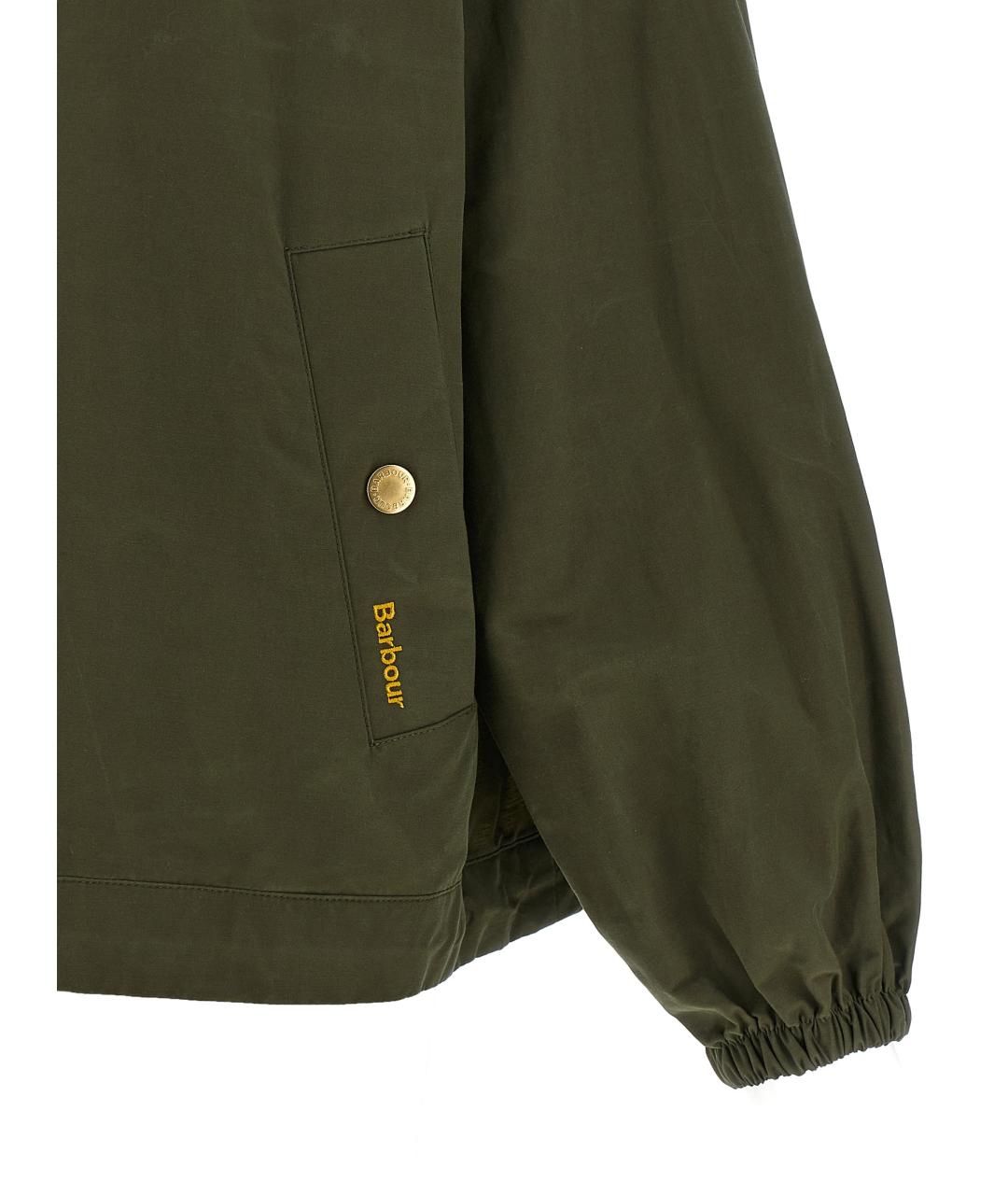 BARBOUR Зеленая хлопковая куртка, фото 4