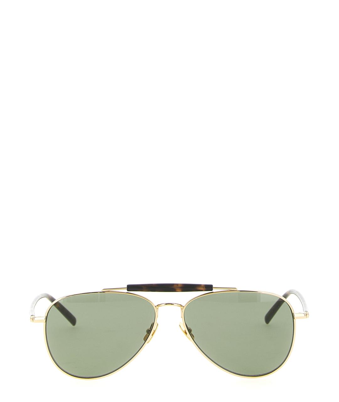 SAINT LAURENT Мульти металлические солнцезащитные очки, фото 2