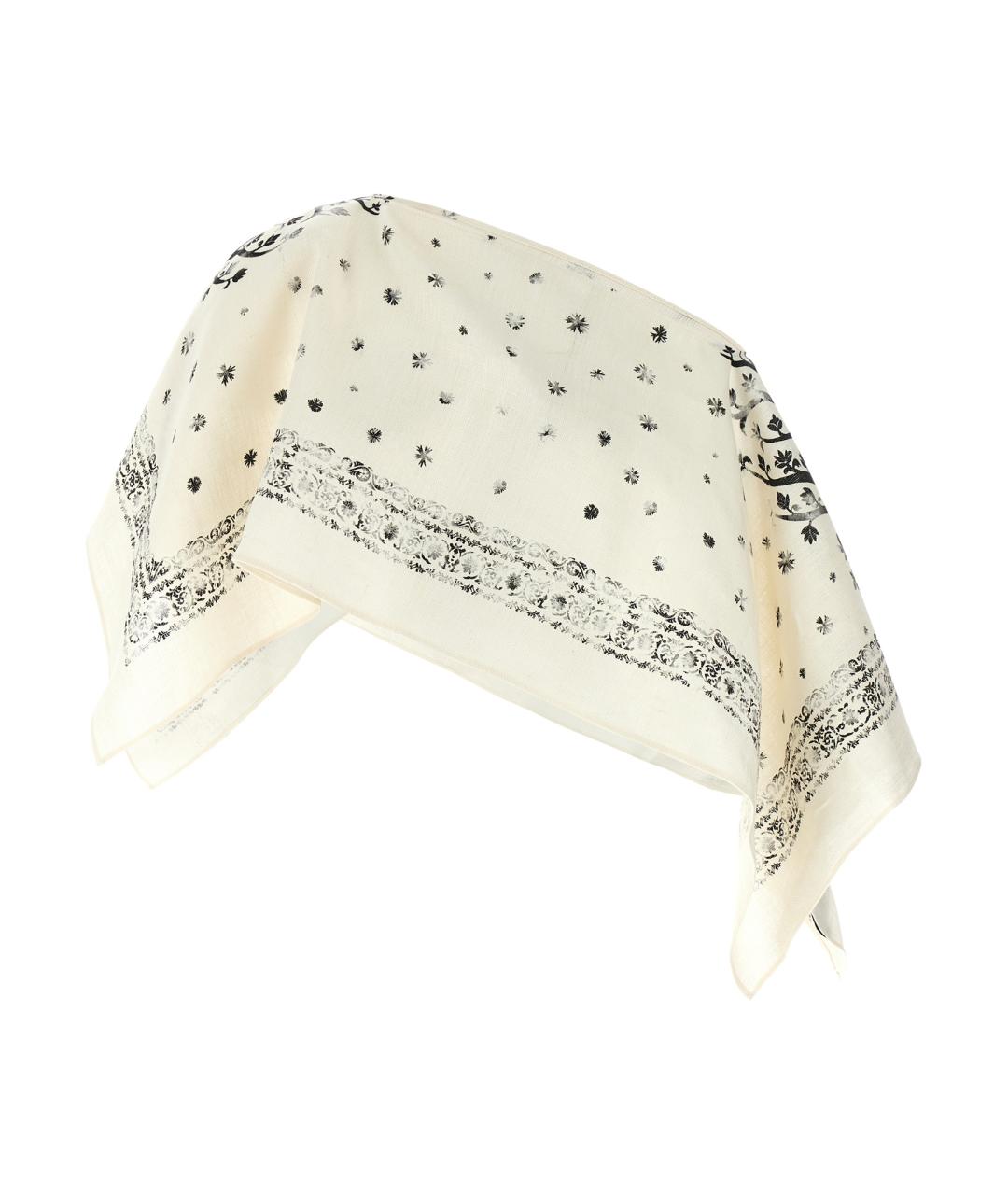 ALBERTA FERRETTI Белая льняная майка, фото 1