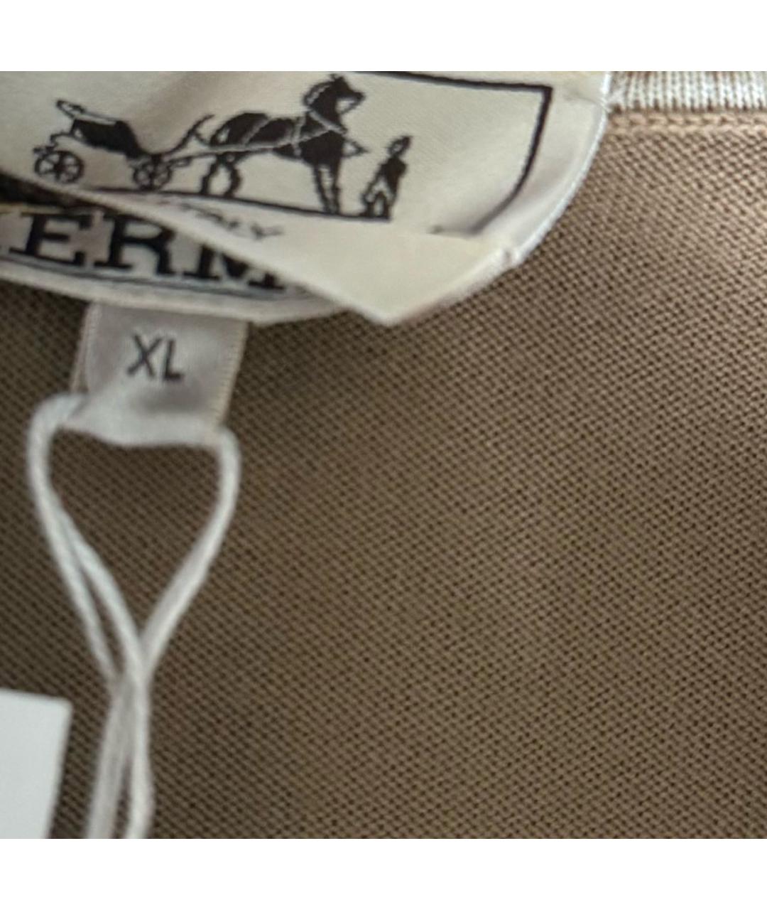 HERMES Бежевый шерстяной джемпер / свитер, фото 5