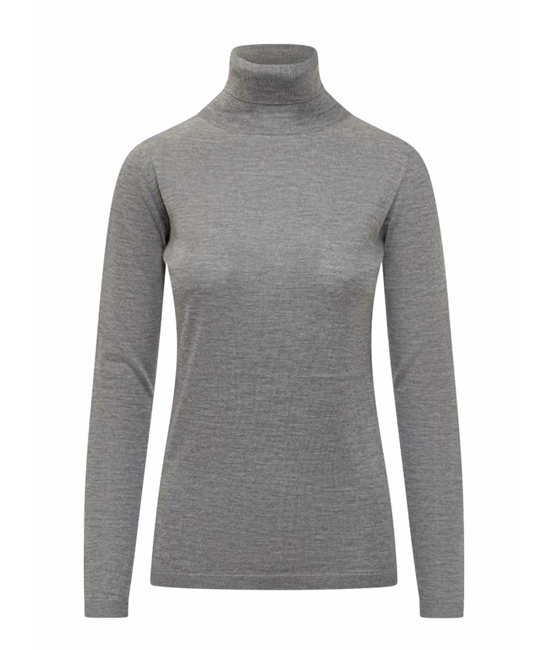 FABIANA FILIPPI Серая кашемировая водолазка, фото 9