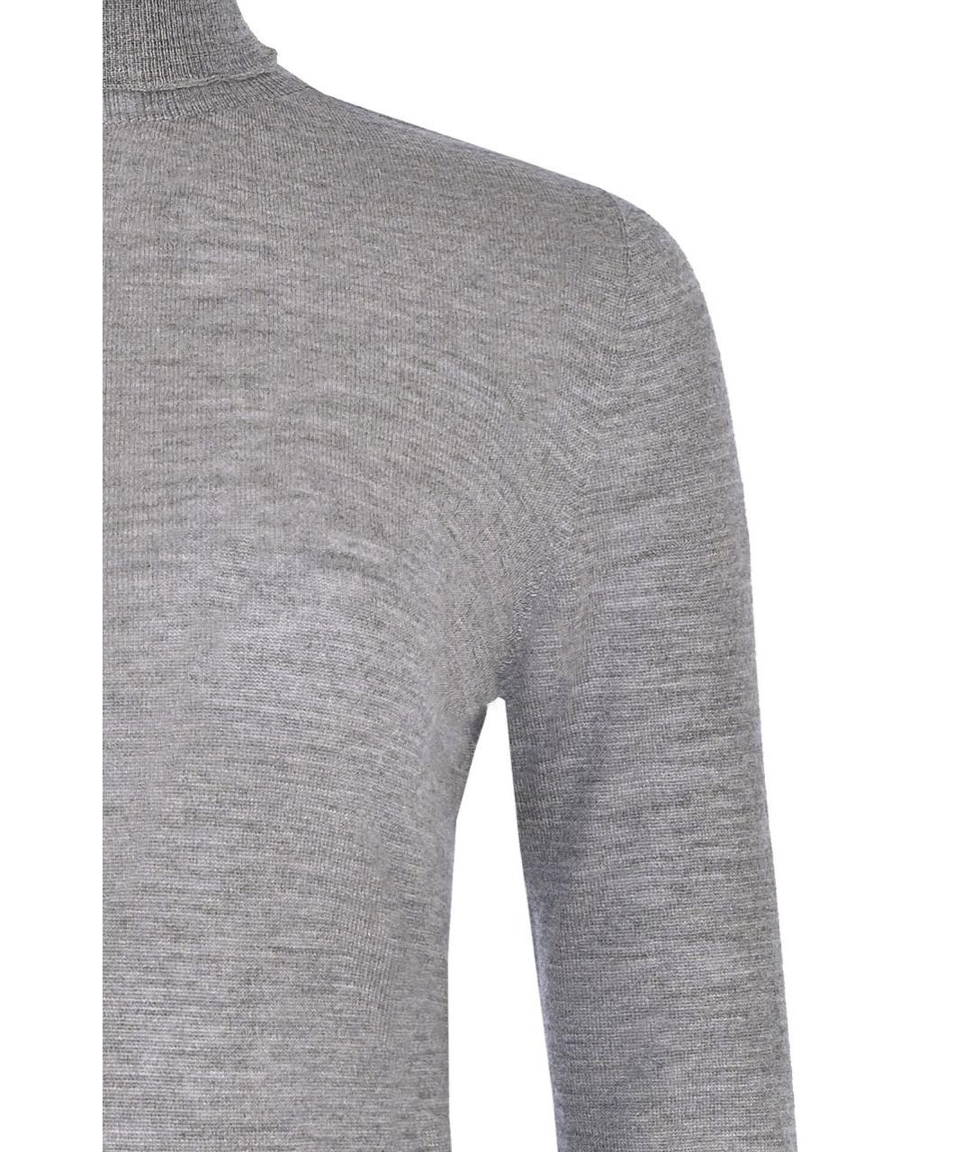 FABIANA FILIPPI Серая кашемировая водолазка, фото 8